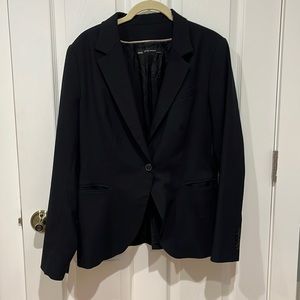 Zara Basic Black Blazer, Size 12